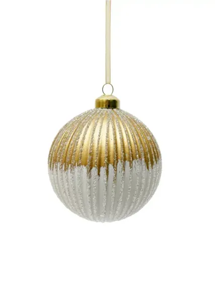 Набор стеклянных шаров Шахерезада 100 мм., 6 шт., Christmas DeLuxe (13126)