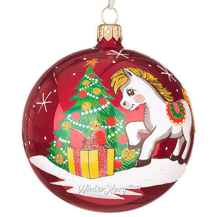 Шар 3 Зодиак в упаковке (Лошадка) С29