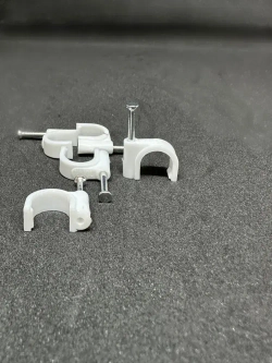 Скобы пластиковая с гвоздем СПК 10 Электро