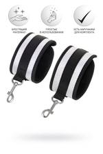 Серебристо-черные оковы Anonymo (Цвет: серебристый с черным)