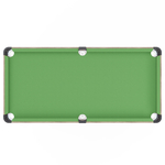 Бильярдный стол DFC 48" 122 x 61 см зеленый