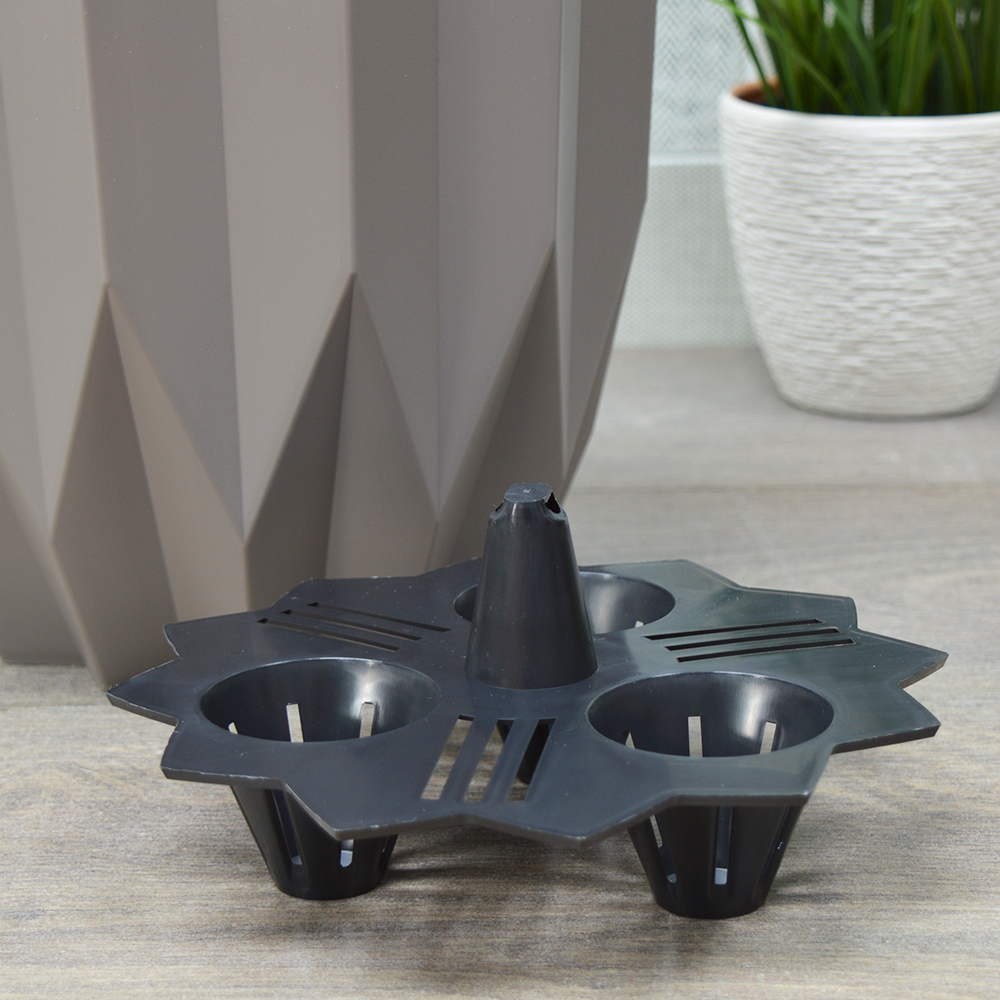 Кашпо Геометрия 0,8л, мокачино