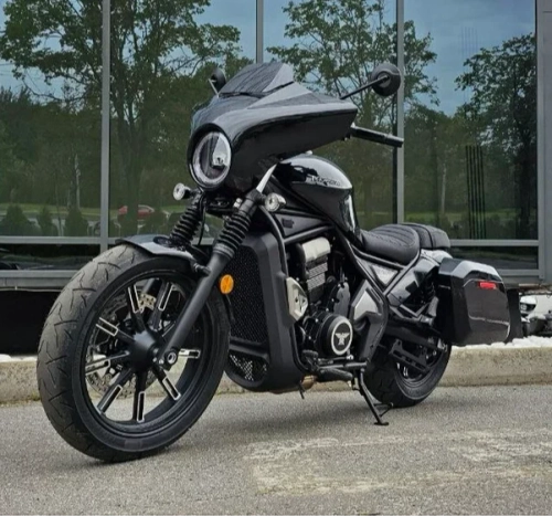 Мотоцикл Moto Morini CALIBRO BAGGER черный