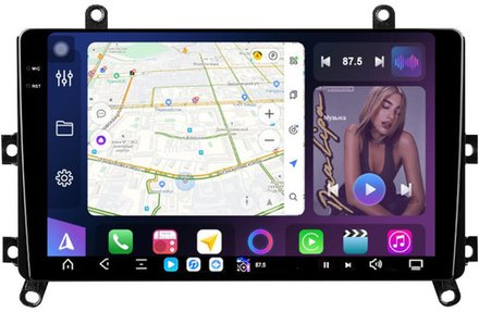 Магнитола для Toyota Highlander 4 XU70 2019-2024+ (штатный экран 8") - FarCar GX9-7294 монитор 9.5" 2K QLED на Android 14, TS20, 6+128Гб, CarPlay, 4G SIM-слот