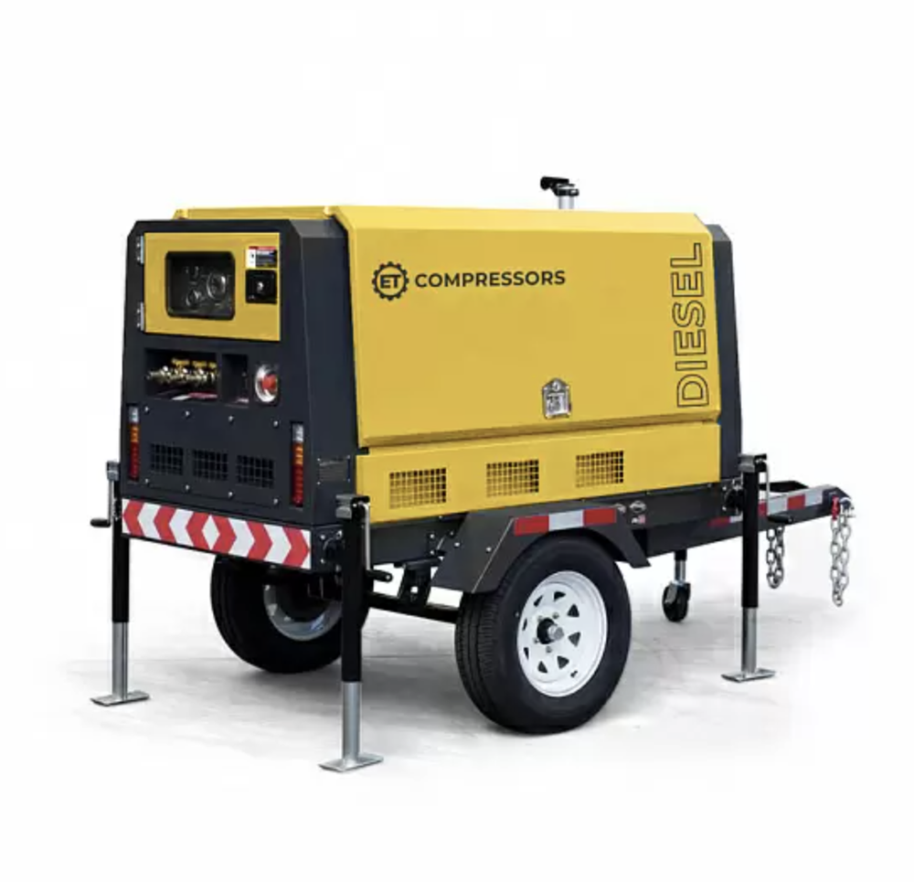 Винтовой компрессор ET-Compressors ET SD-185T-7 на шасси