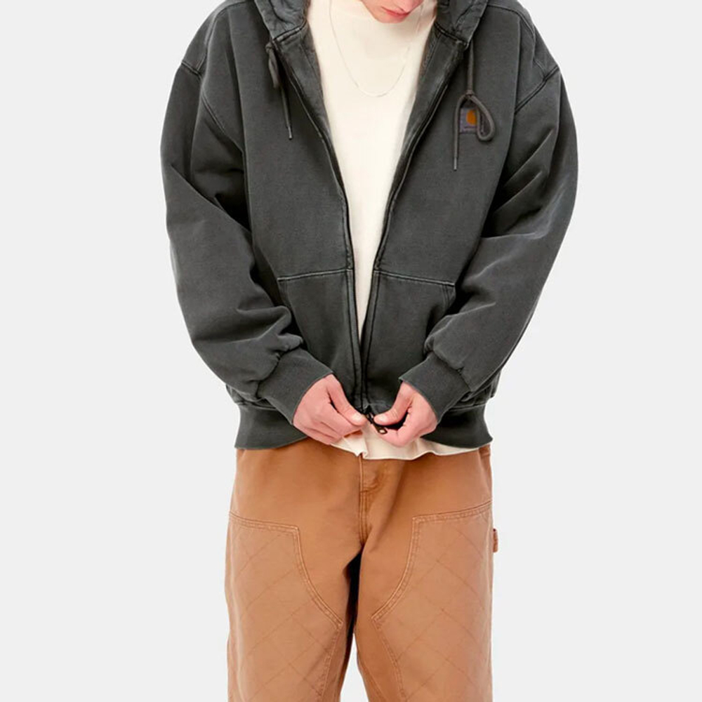 Carhartt WIP Vista Drawstring Zip Up Hoodie