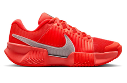 Женские Кроссовки теннисные Nike Zoom GP Challenge Pro Clay Premium - bright crimson/metallic silver