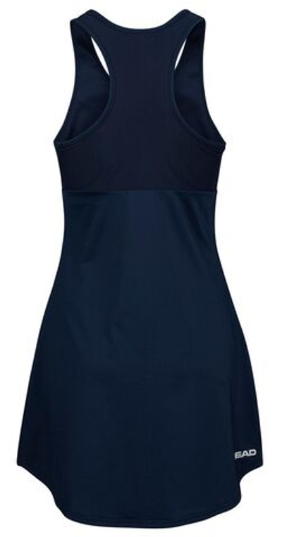 Женская Платье теннисное Head Diana Dress W - dark blue/white