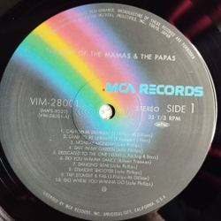 Винтажная виниловая пластинка LP The Best Of The Mamas and The Papas (Japan 1980) (No Obi) Twelve Thirty