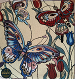 Набор чехлов на табурет из гобелена Бабочка (33х33 см) - 4шт