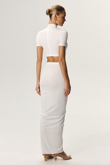 Юбка макси AFINA Белый