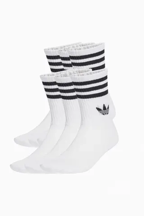 Носки adidas 3-Stripes High Crew 6 Pairs - белый