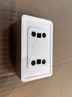 Розетка двойная накладная на 16А 220В IP 20
