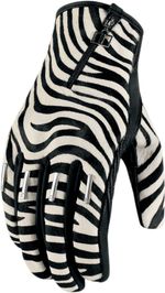 Мотоперчатки - ICON 1000 CATWALK ZEBRA (женские)