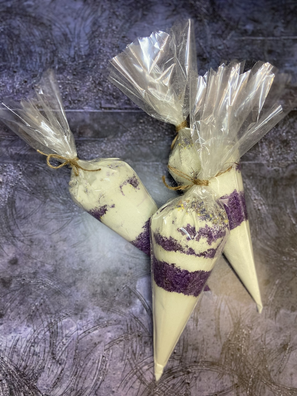 Морская соль/(пудра) шипучка для ванны с лавандой