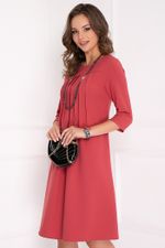 ПЛАТЬЕ МИНОЛЬ (ТЕРРАКОТ) Bellovera (Акция)