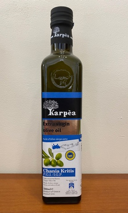 Оливковое масло  Karpea CHANIA P.G.I. - Crete  Extra Virgin 0.5 л, Греция