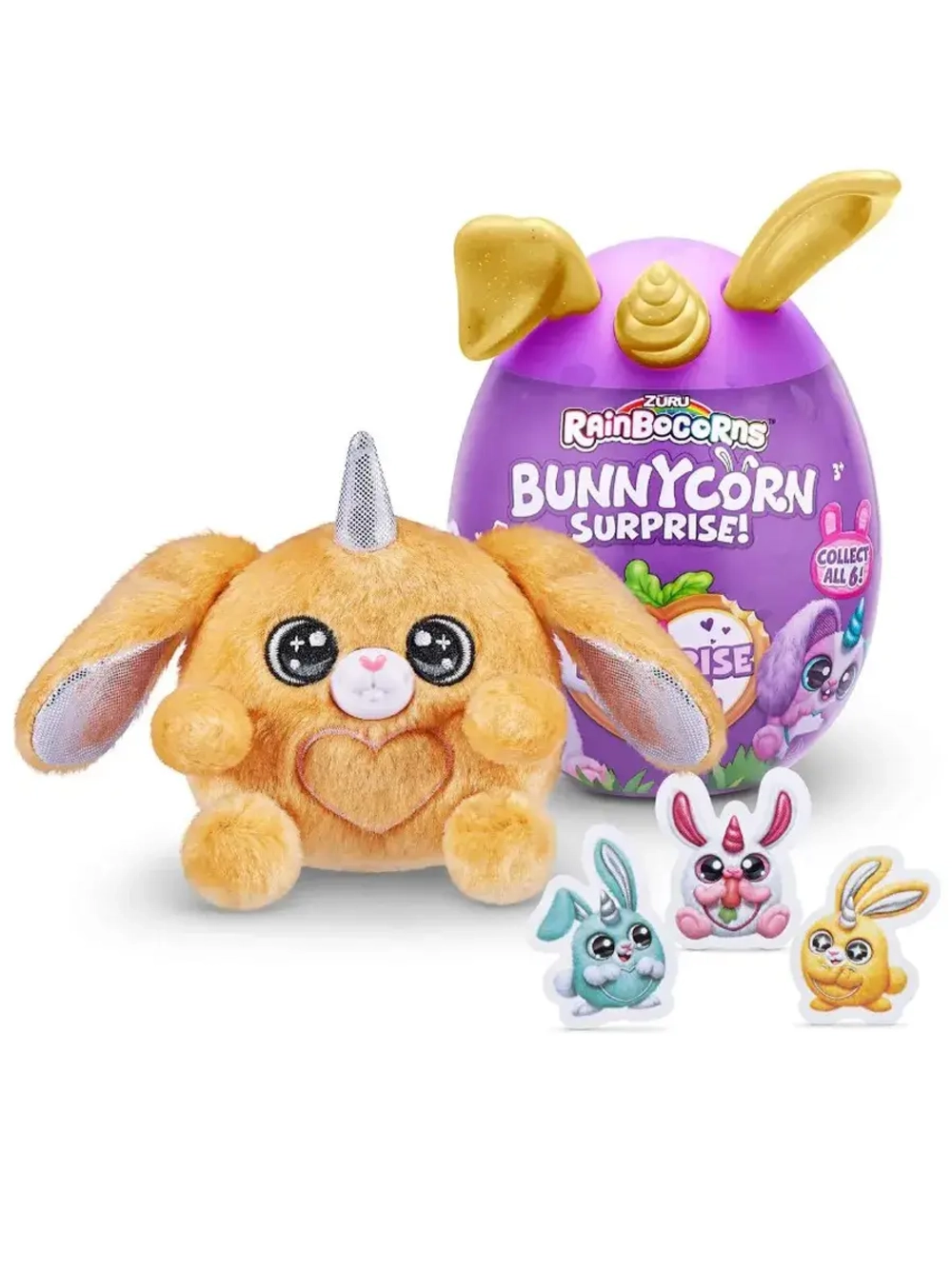 Мягкая игрушка сюрприз яйцо Rainbocorns Bunnycorn 9260