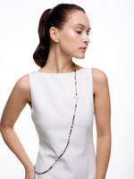 Сотуар "Hematite tube pearl cross" Gold