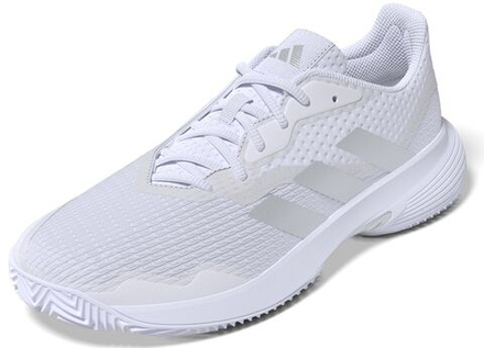 Женские Кроссовки теннисные Adidas CourtJam Control W Clay - footwear white/silver metallic/grey one