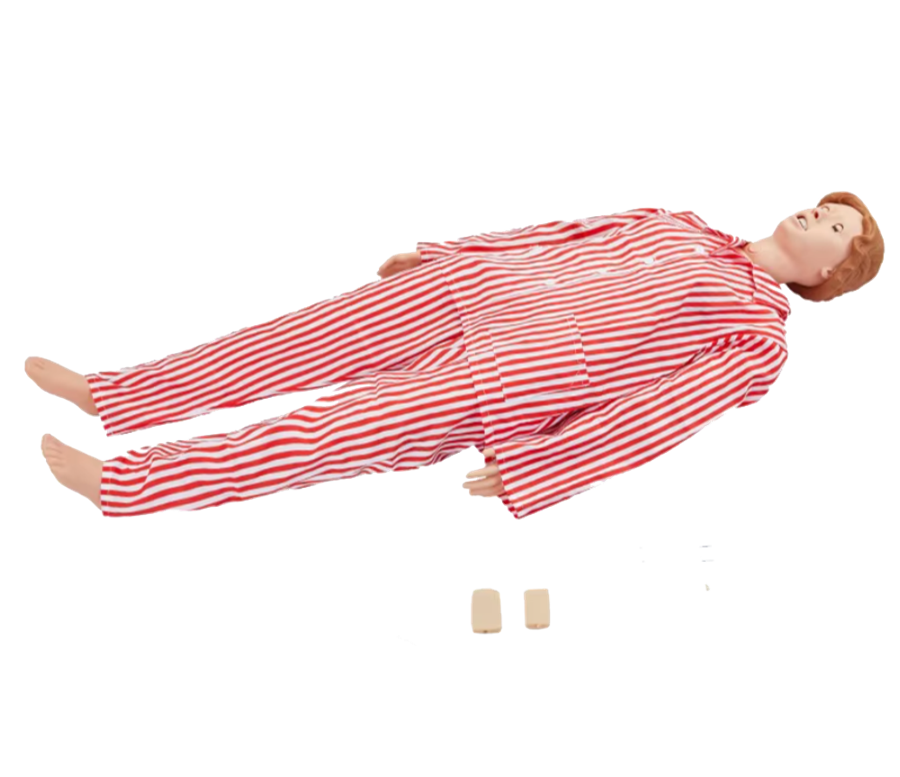 Манекен взрослого человека для ухода и осмотра с набором травм