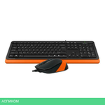 Набор периферии A4 Fstyler F1010 черный/оранжевый