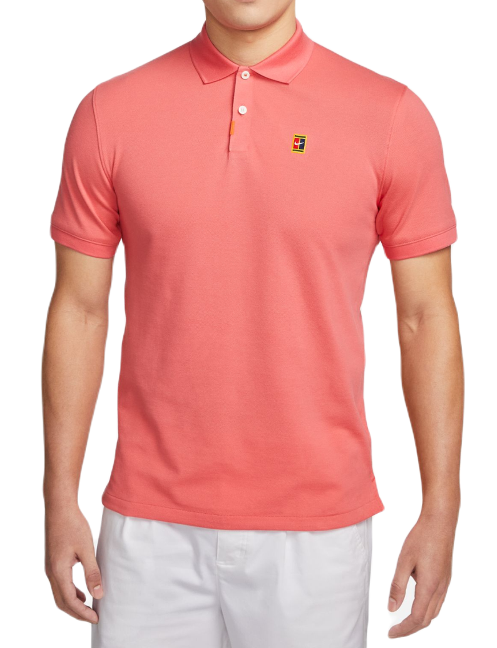 Мужское теннисное поло Nike Polo Dri-Fit Heritage Slim2 - sea coral