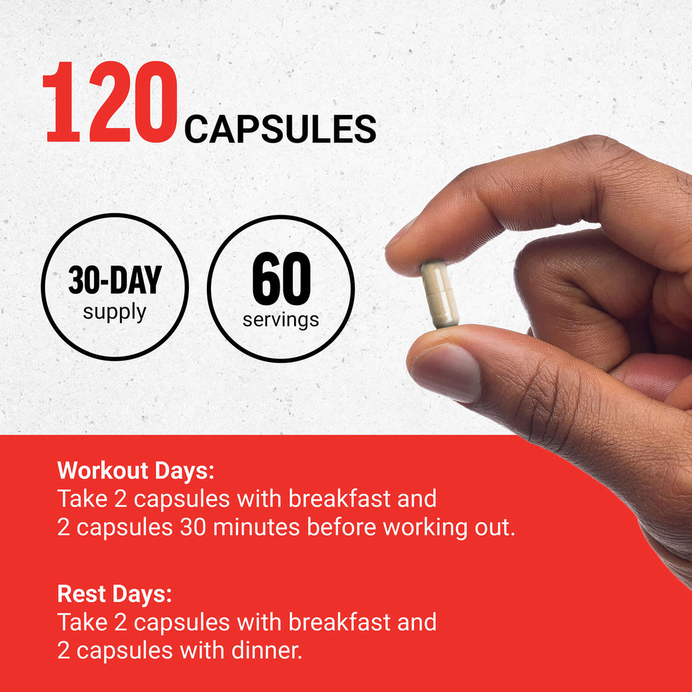 Force Factor, Test X180 Alpha®, 120 капсул