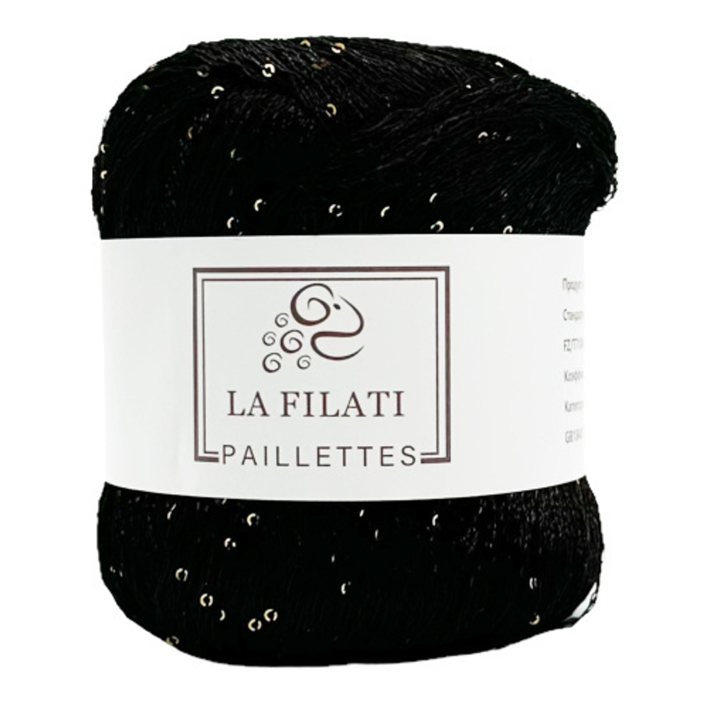 Пряжа Paillettes, 50г, 275м, 100%полиэстер (цена за 1 шт)