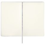 Скетчбук, слоновая кость 140 г/м2 130х210 мм, 80 л., КОЖЗАМ, резинка, BRAUBERG ART CLASSIC, белый, 113192