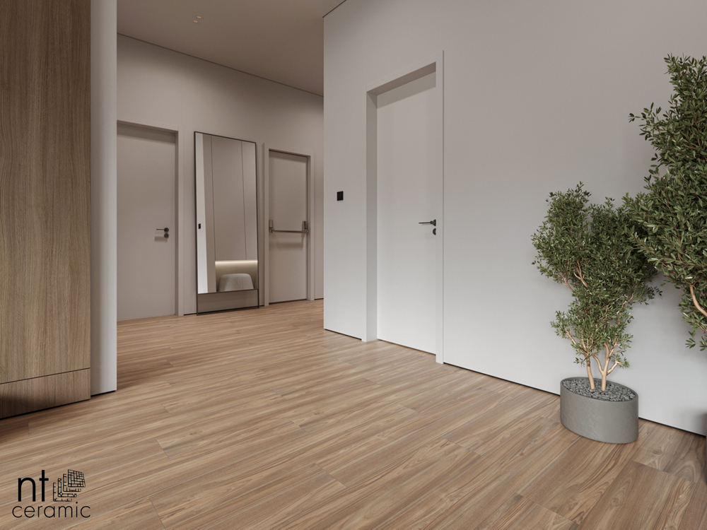 NT CERAMIC. Керамогранит Wood Coffee Wood NTT93104M 200*1200*10мм матовая