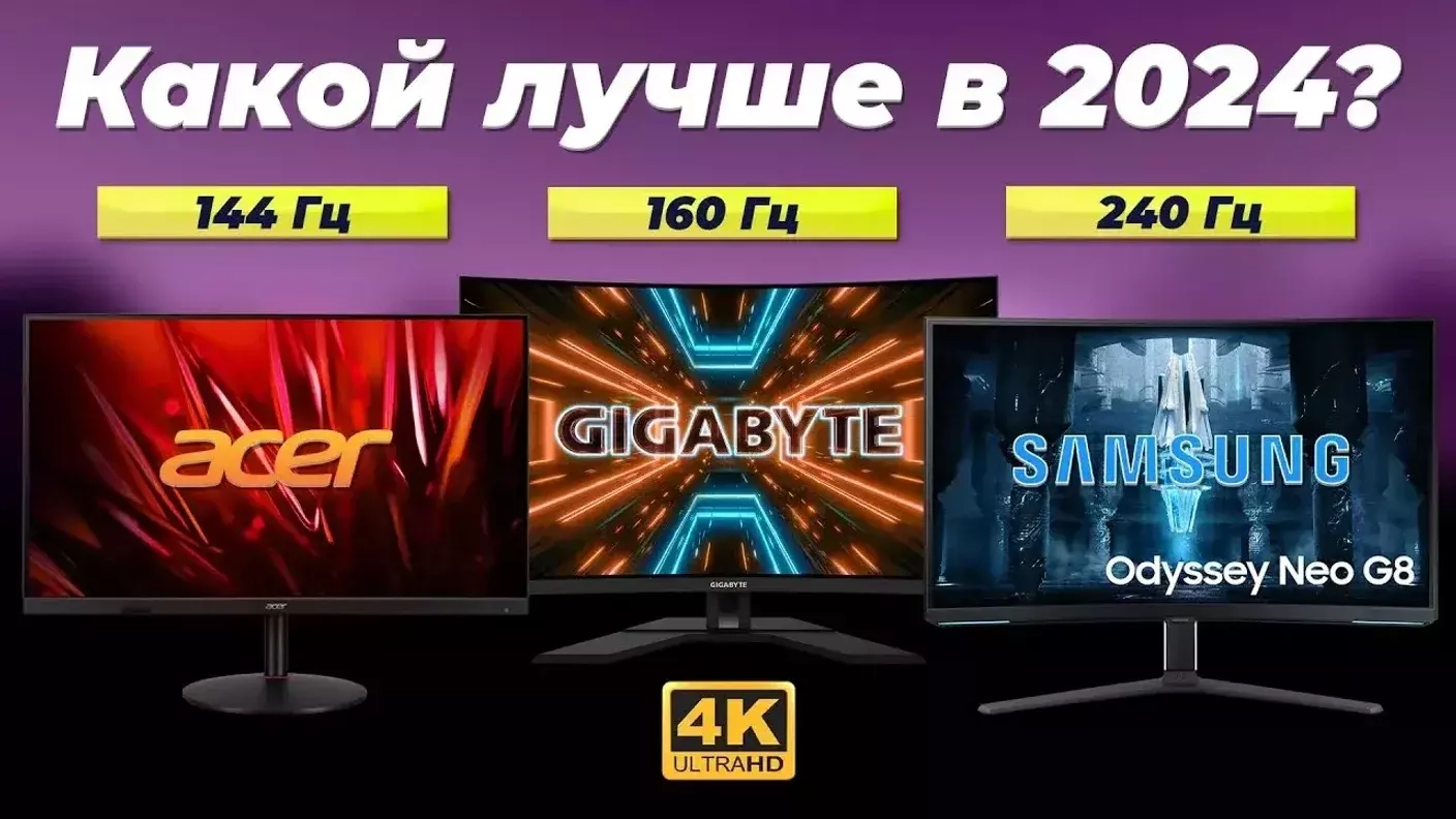 Рейтинг лучших мониторов в 2024 году