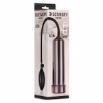 Черная вакуумная помпа с эрекционным кольцом Discovery Racer (черный) (Цвет: черный)