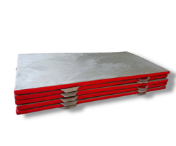 Мат "Гимнастический" для бревна - верх нубук/низ антислип - наполнение поролон - 2x1x0.05м