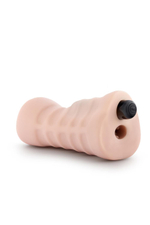 Телесный мастурбатор-ротик Nicole Vibrating Masturbator (Цвет: телесный)