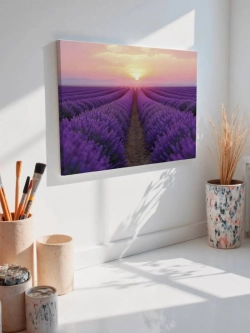 Картина на стену 40 X 50 Лавандовое поле
