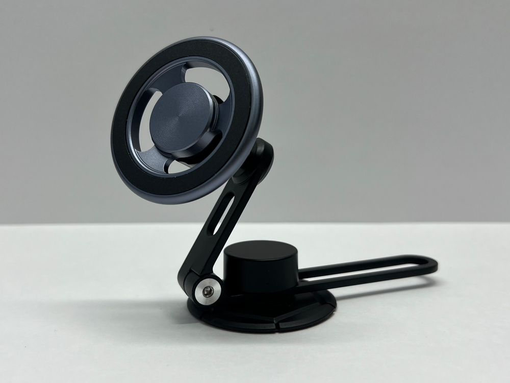Держатель для телефона автомобильный в машину, на панель, с кольцом MagSafe, клеящаяся платформа, скотч + магнит, S55-M147, Цепкий (1 шт.)