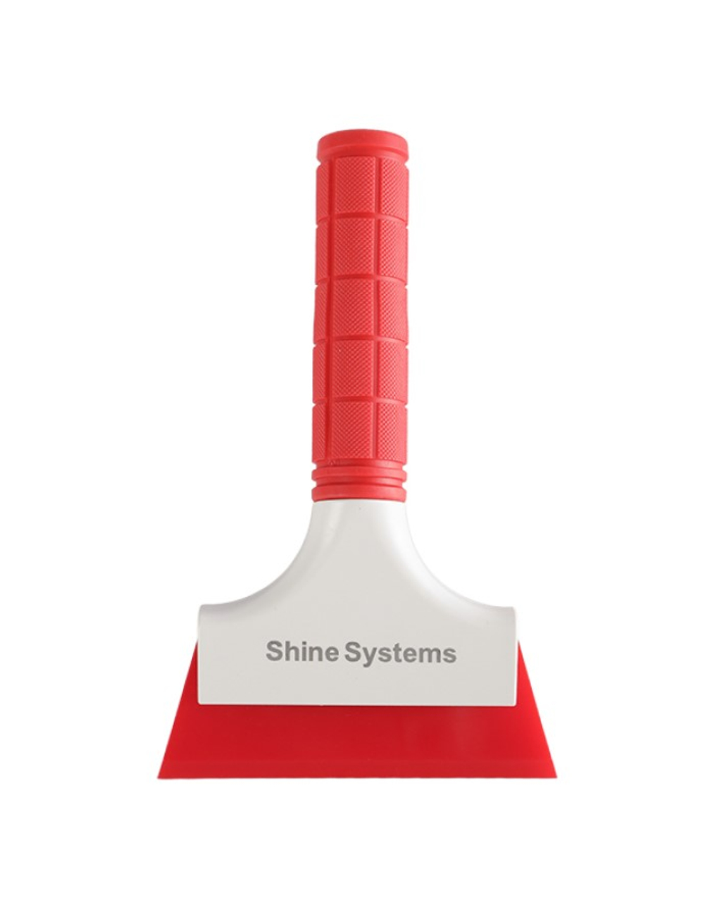Shine Systems Ракель с мягкой ручкой красный 15*12,5см