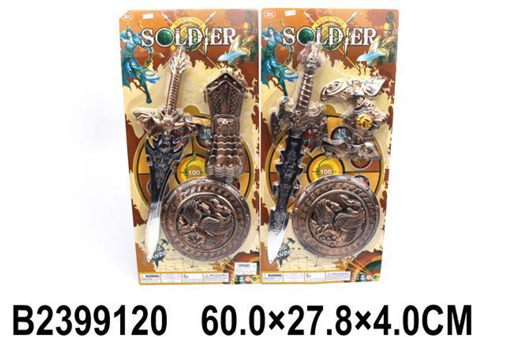 Набор оружия рыцаря, блистер 1389-46