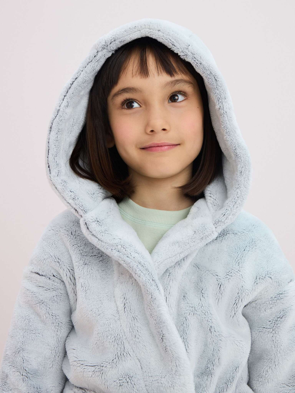 Халат для девочки Next 810-562, Светло-серый