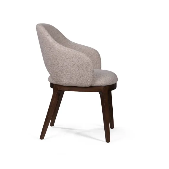 Стул Atros, орех, светлая обивка