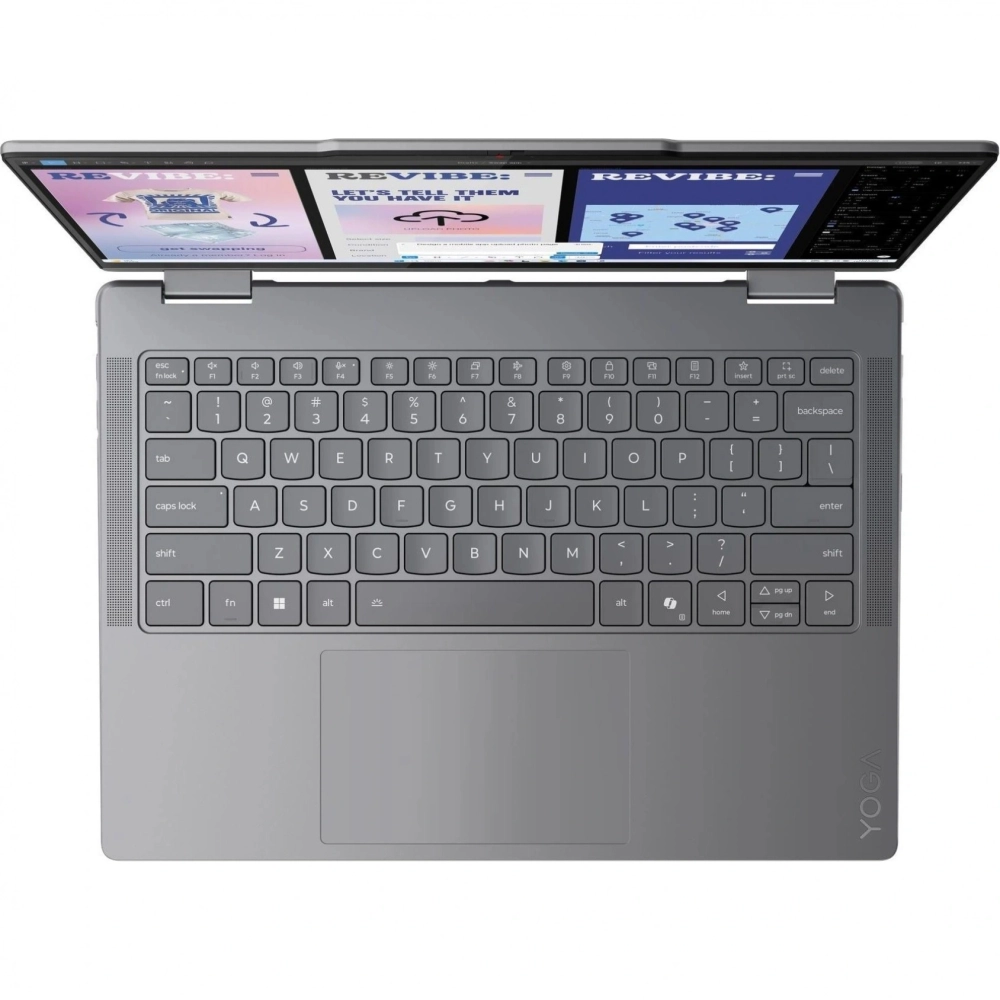 Ноутбук Lenovo Yoga 7 14ILL10 Core Ultra 5 226V 16Gb SSD512Gb Intel Arc 130V 14" OLED Touch WUXGA (1920x1200) без ОС grey WiFi BT Cam (83JQ003GRK)