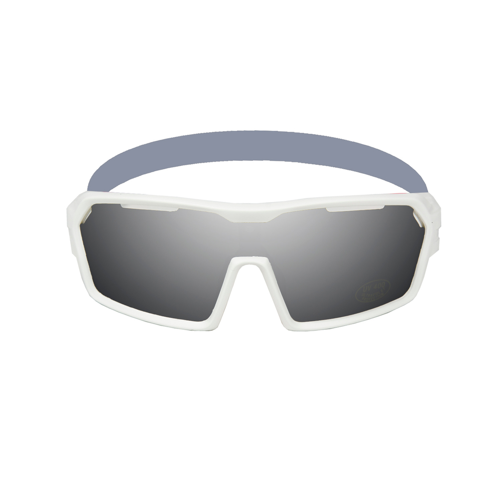 Спортивные очки с диоптриями OCEAN Chameleon Matt White / Grey Polarized lenses