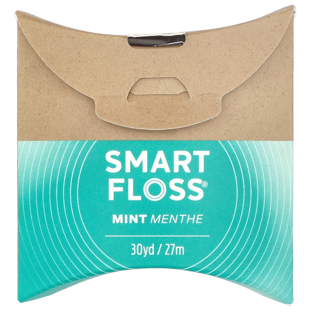 Dr. Tung's, Ecosentials™, Smart Floss®, мятный вкус, 27 метров (30 ярдов)