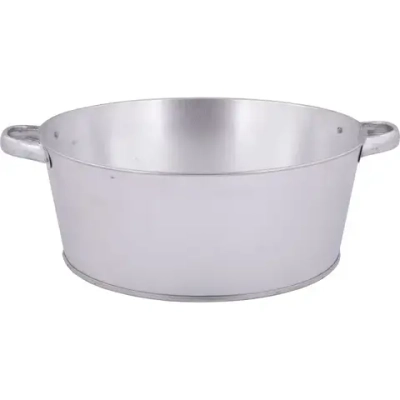 Таз круглый оцинкованный 13л