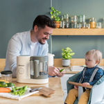 Уцененный товар: блендер-пароварка для детского питания 5 в 1 BEABA Babycook Neo белый/серый, Франция