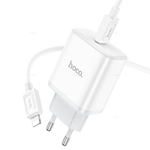Зарядное устройство на Lightning Hoco C104A 20W PD + QC3.0 (white)