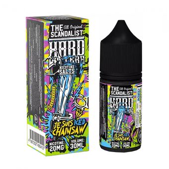 Жидкость The Scandalist Hardhitters Salt 2% STRONG 30 ml - Je Suis Chainsaw Iced