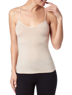 Майка на тонких бретелях из шелковистой микрофибры Silk (Размер: L) (Цвет: черный)