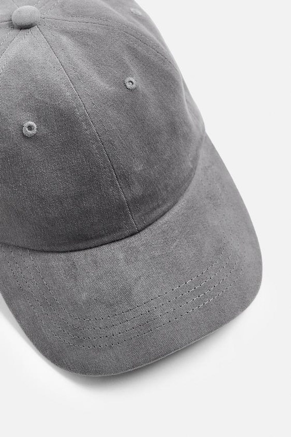 ZARA КЕПКА SOFT, МЯГКИЙ СЕРЫЙ